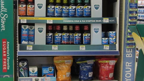 Vicks Walgreens Winter Olympics Endcap