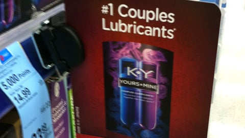 K-Y Shelf Talker