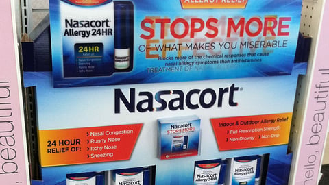 Nasacort Endcap Display