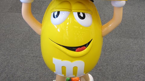 M&M's Dump Bin