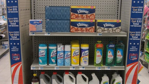 Rite Aid 'Winter Savings Games' Endcap