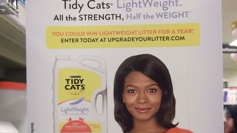 Tidy Cats LightWeight Shelf Talker