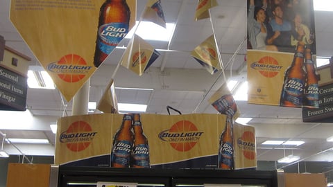 Bud Light 'Only in March' Signage