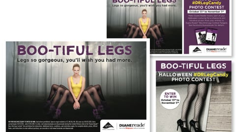Duane Reade 'Boo-Tiful Legs' Hosiery Activation