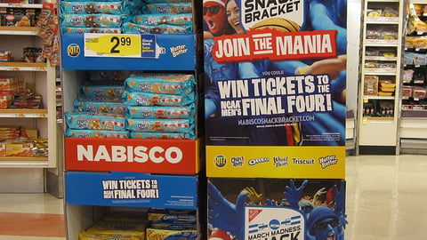 Nabisco 'Snack Bracket' Floorstands