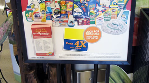 Kroger 'Spring Cleaning' Stanchion Sign