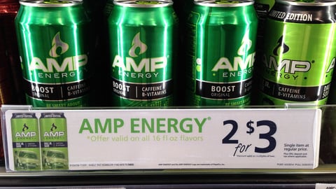 7-Eleven Amp Energy 'Dale Jr. Sour' Shelf Sign