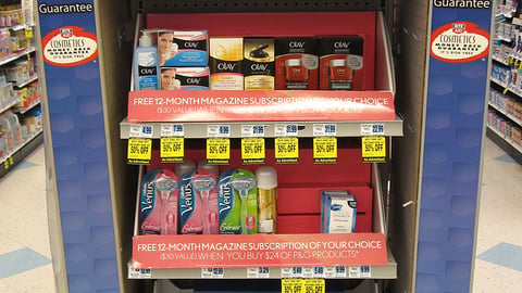 P&G Rite Aid 'Best of the Best' Incentive Endcap