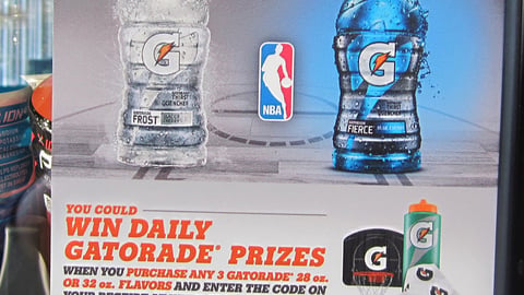 Gatorade Circle K Sweeps Cooler Cling