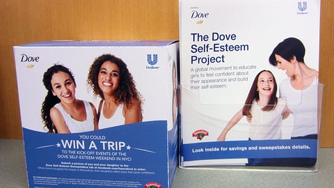 Dove Hannaford 'Self-Esteem' Counter Display
