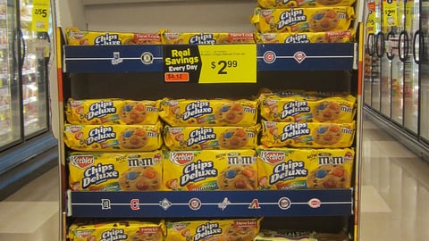 Kellogg's Keebler 'Never Miss a Game' Floorstand