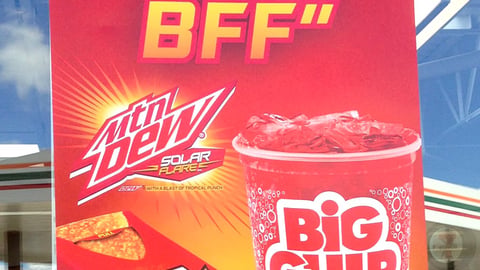 7-Eleven Doritos Loaded Window Poster