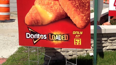 7-Eleven Doritos Loaded Outdoor Sign