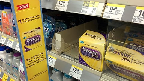 Nexium 24HR Aisle Violator