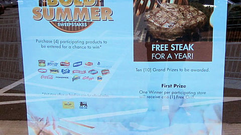 Food Lion 'Big Bold Summer' Window Poster