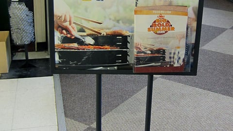 Food Lion 'Big Bold Summer' Stanchion Sign