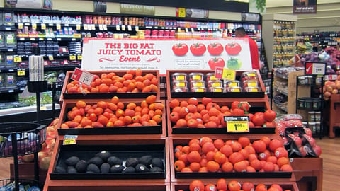 Winn-Dixie 'Tomato Event' Merchandising