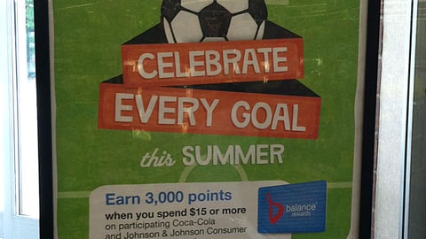 Walgreens 'Celebrate Every Goal' Window Poster