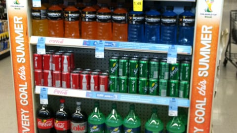 Coca-Cola Walgreens 'Celebrate Every Goal' Endcap