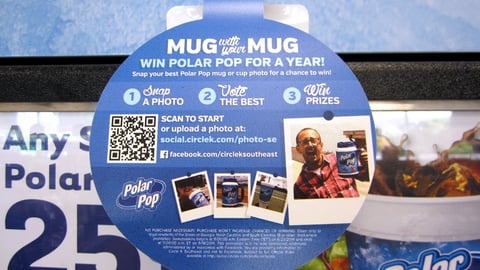 Circle K Polar Pop 'Mug with Your Mug' Dangler