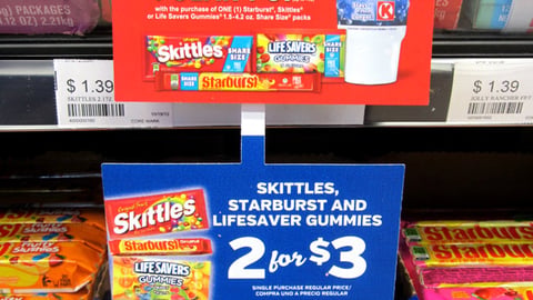 Wrigley Circle K Polar Pop Incentive Shelf Sign