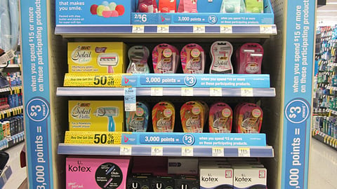 Walgreens Multi-Brand Back-to-School Endcap