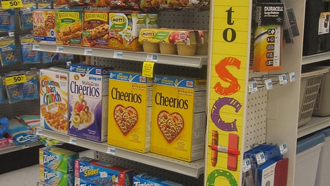 General Mills Rite Aid 'Box Tops' Endcap