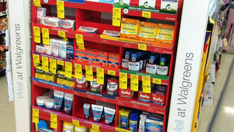 Reckitt Benckiser Walgreens Back-to-School Endcap