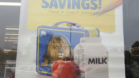Food Lion 'Back 2 School Savings' Poster 