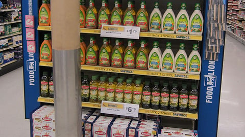 Food Lion 'Back 2 School Savings' Endcap