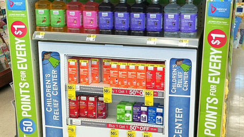 Walgreens Balance Rewards Endcap Signage