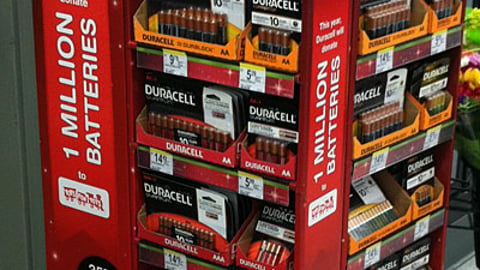 Duracell Hasbro 'Toys for Tots' Floorstand