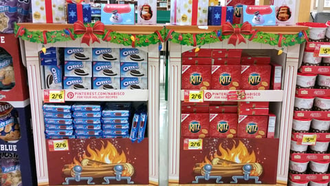 Nabisco 'Holiday Recipes' Floorstands