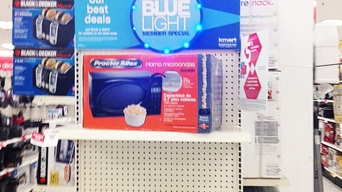 Kmart 'Blue Light Member Special' Endcap Header