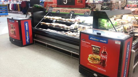 Coca-Cola Walmart 'Effortless Meals' Display