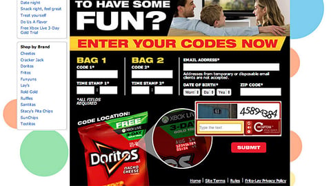 Frito-Lay Walmart.com 'Have Some Fun' Page