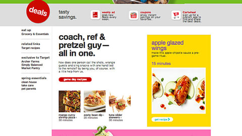 Target.com 'Feed-My-Game-Face Run' Page