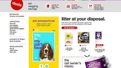 Target.com 'Will-Purr-For-Freshness Run' Page
