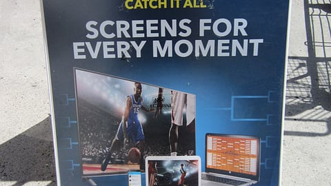Best Buy 'Catch It All' A-Board