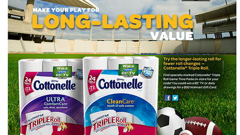 Walmart.com Cottonelle Page