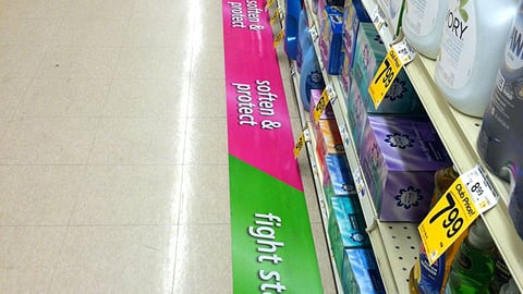 Safeway P&G Laundry Care Floor Clings