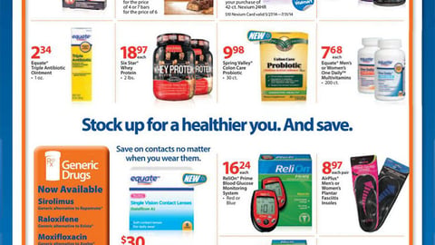 Walmart 'Healthier You' Feature