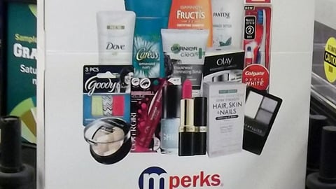 Meijer 'Beauty Perks' Security Pedestal Wrap