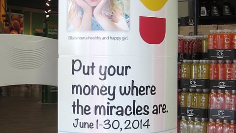 Walmart Children's Miracle Network Standee