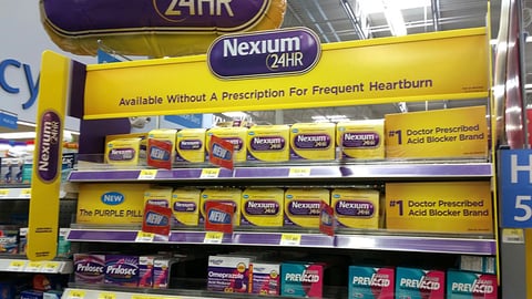 Nexium 24HR Walmart In-Line Display