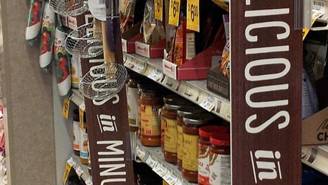 Campbell Safeway 'Meal Starter Sauces' In-Line Display