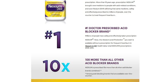 Walmart.com Nexium 24HR Page