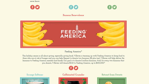 7-Eleven 'Meaning of the Holidays' Webpage 