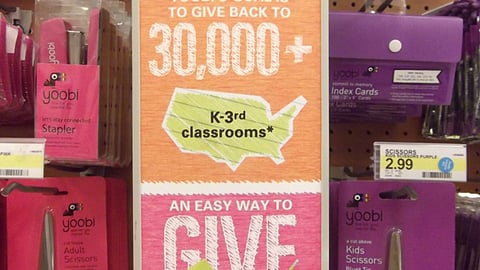 Target Yoobi 'Easy Way to Give' Framed Sign
