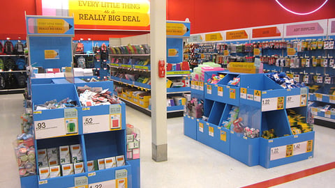Target Back-to-School Department